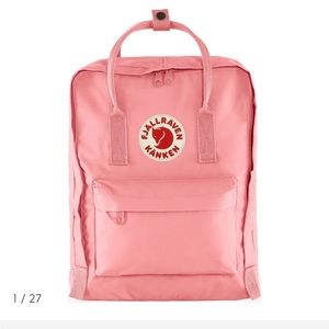 Pink kanken backpack